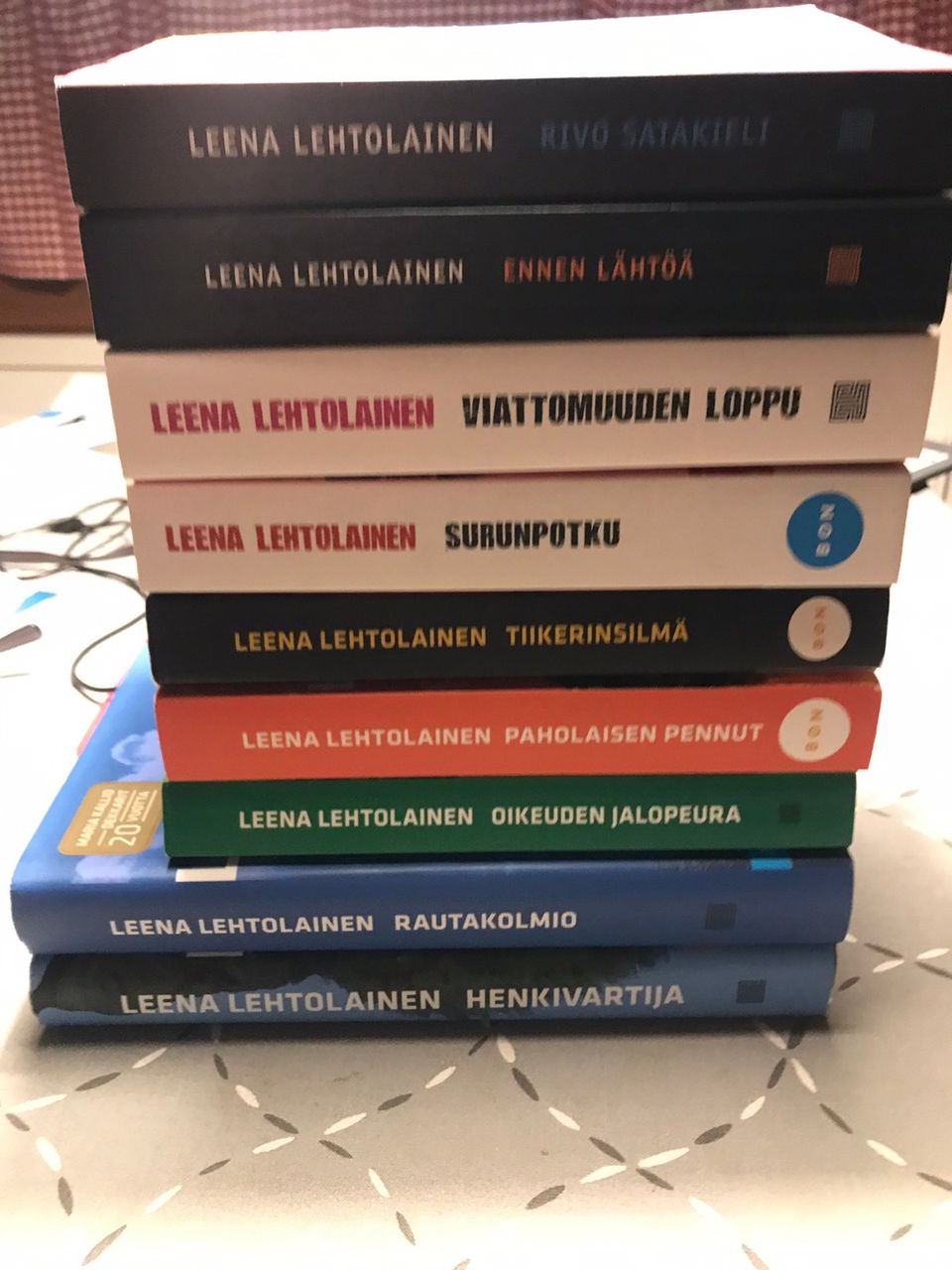 Leena Lehtolaisen kirjoja