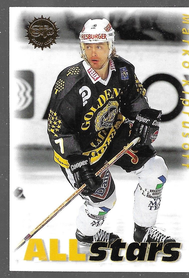 Suomi SM-liiga  All-Stars Marko Kiprusoff 163  1995.