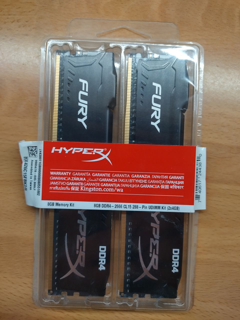 Hyperx fury ddr4