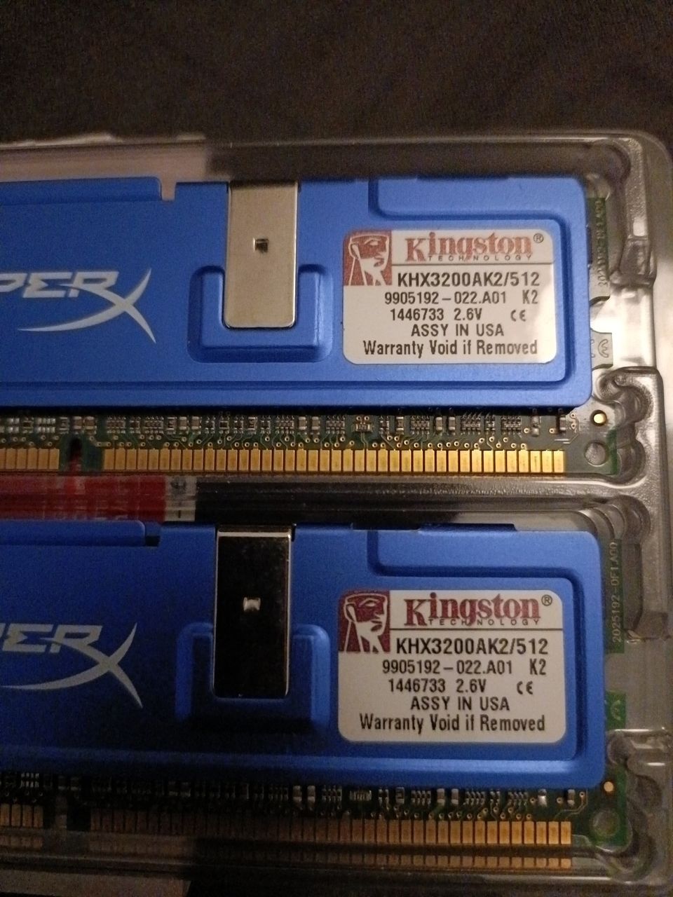 Kingston DDR 512 MB khx3200ak2/512