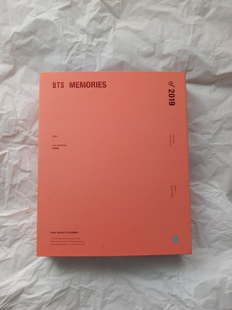 BTS Memories of 2020 DVD