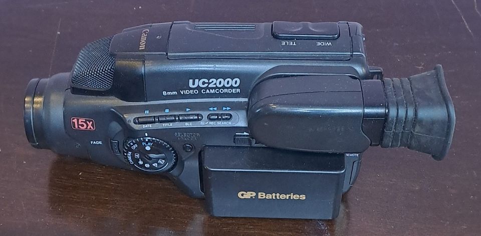 Canon UC2000, 8mm videokamera