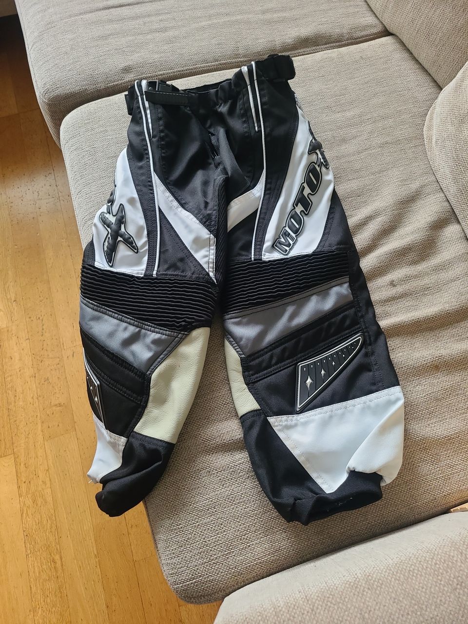 Lasten Moto-x crossihousut, koko 4XS.