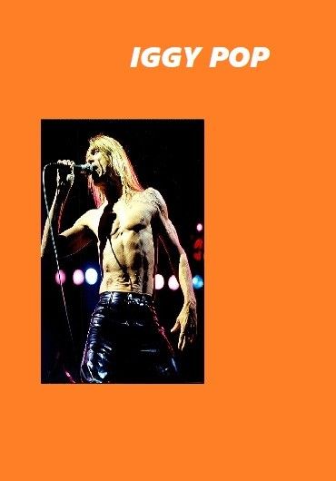 IGGY POP - Julistesetti 5kpl x A4 koko