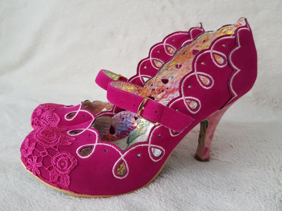 Irregular Choice Sunshine Sparkle Pink kengät koko 39