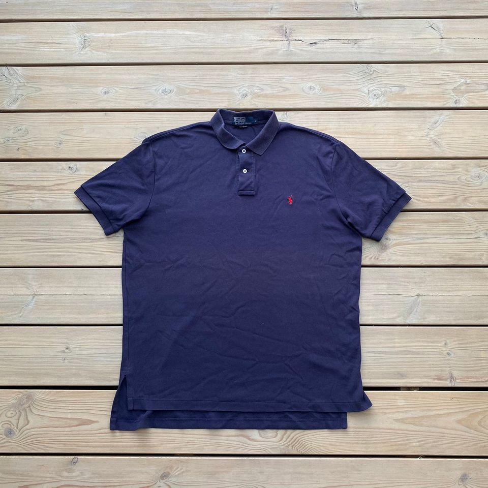 Polo ralph lauren vintage polo paita lyhythihainen navy sininen