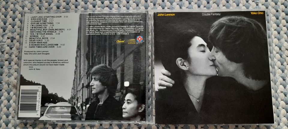 JOHN LENNON YOKO ONO Double fantasy cd