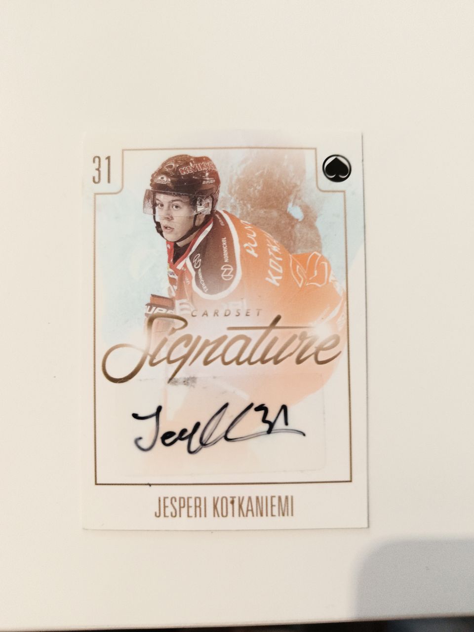 Jesperi Kotkaniemi Signature liiga-kortti