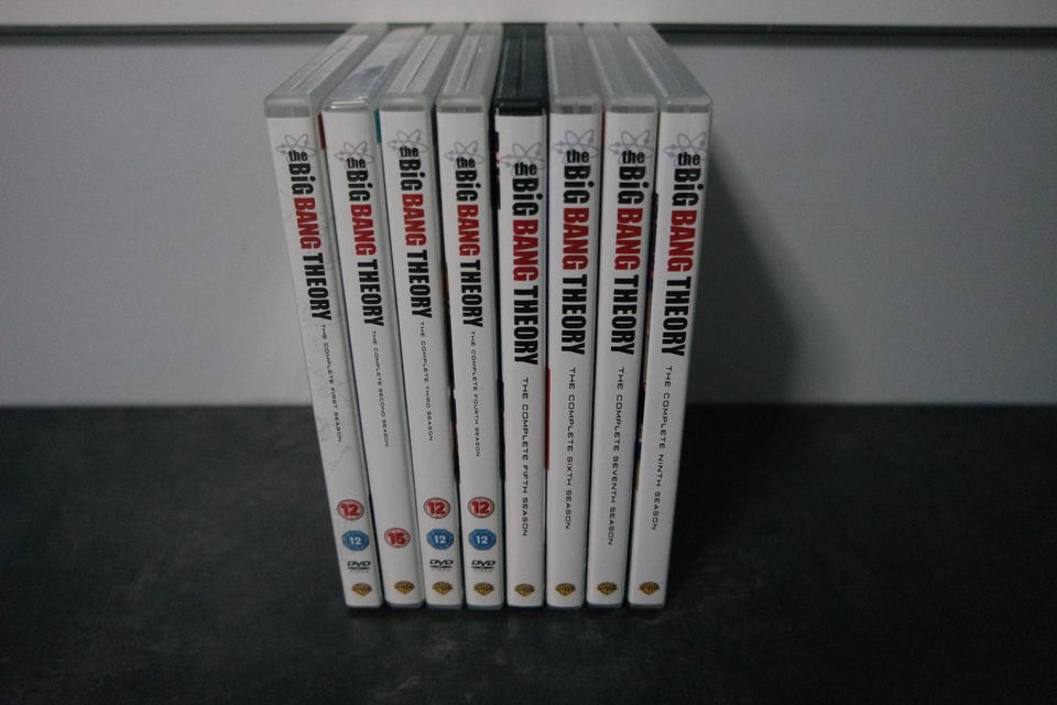 The Big Bang Theory kaudet 1-7 ja 9