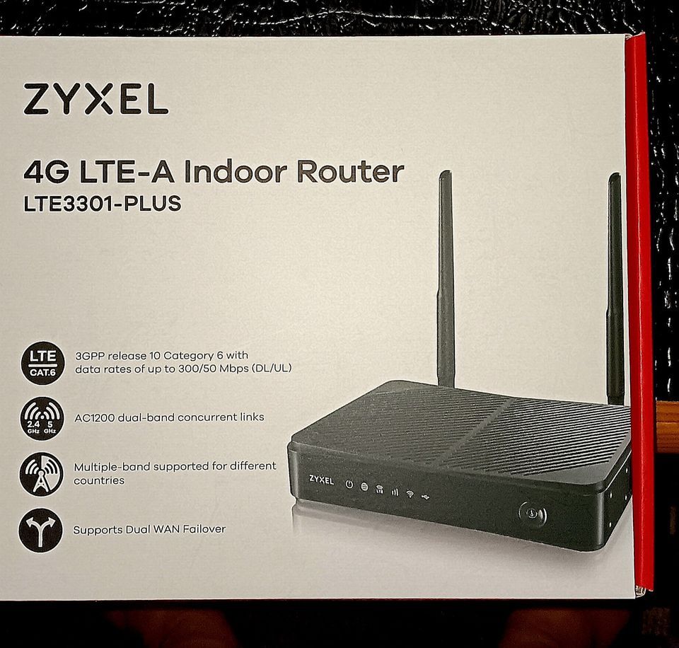 Zyxel Lte-A 3301 plus 4g modeemi/reititin