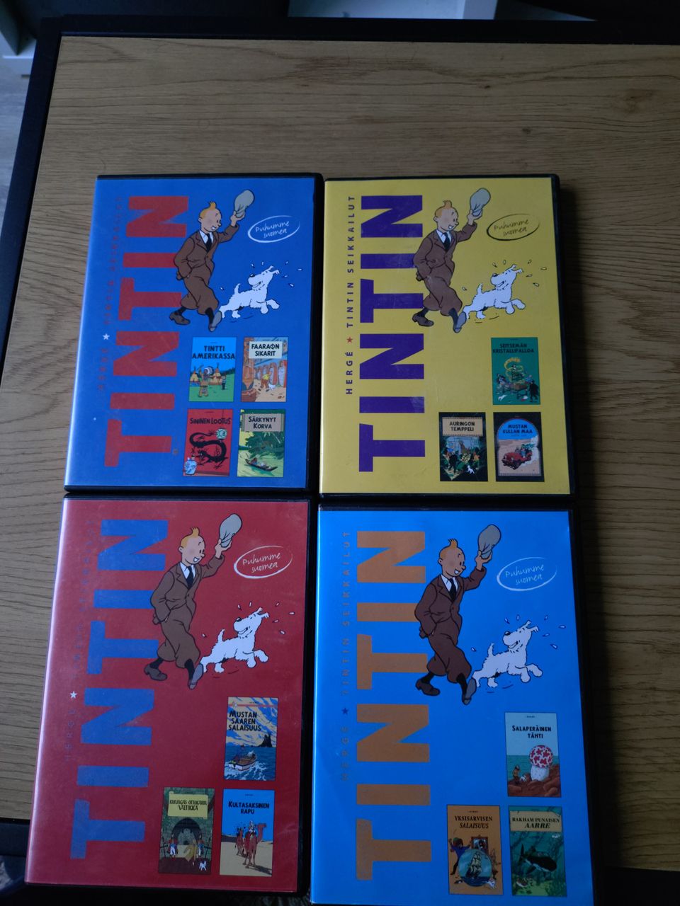 Tintin seikkailut dvd