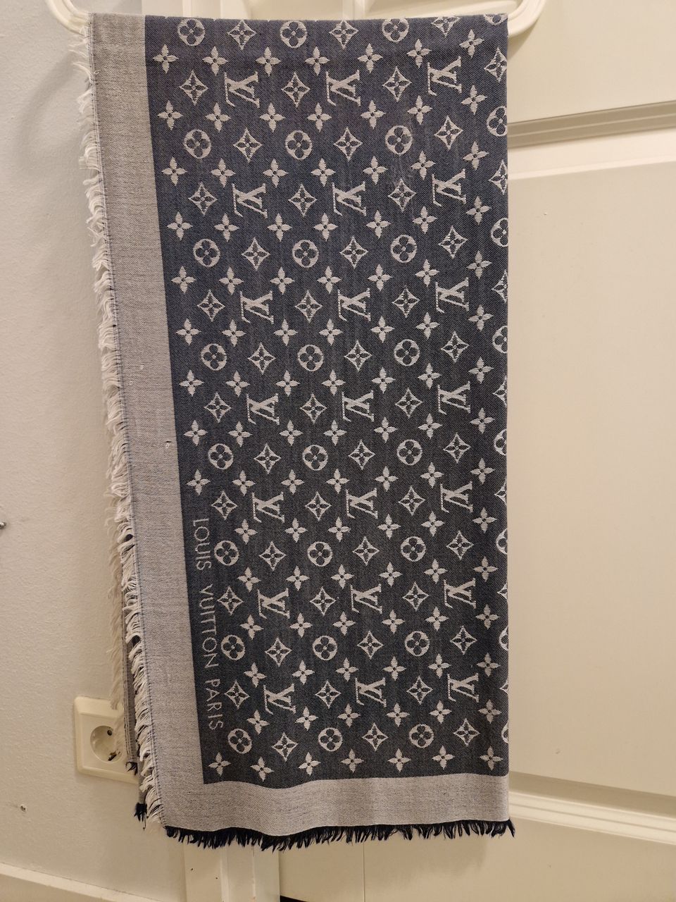 Louis Vuitton monogram denim shawl