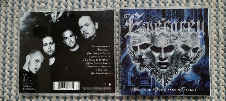 EVERGREY Solitude dominance tragedy cd