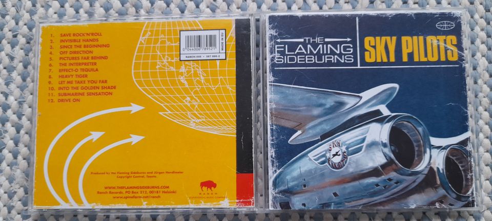 FLAMING SIDEBURNS Sky pilots cd