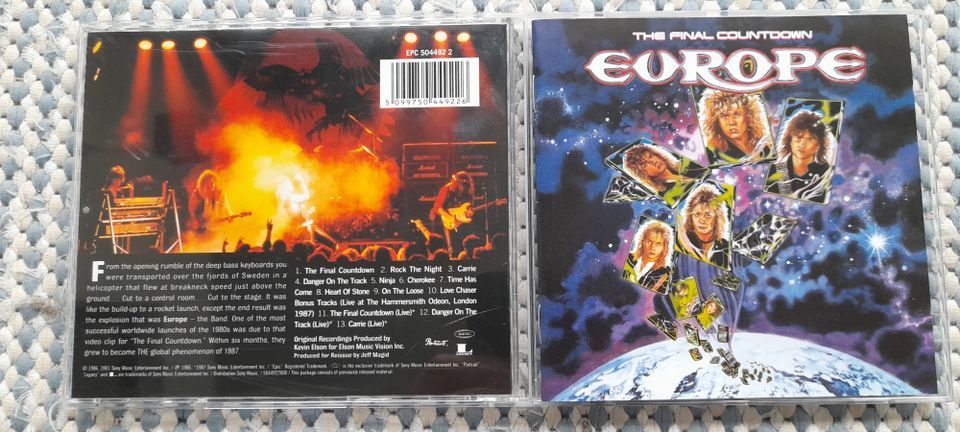 EUROPE The final countdown cd