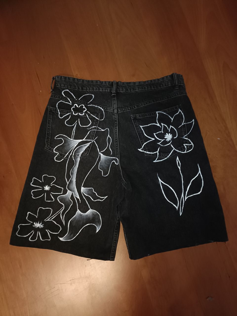 Custom jorts🌺🎨