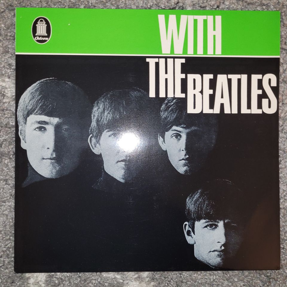 With The Beatles saksalainen Odeon uusintapainos LP