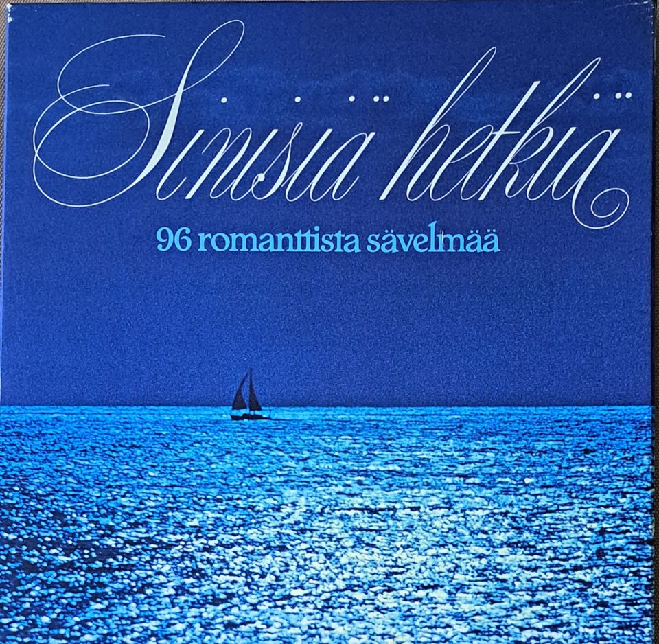 SINISIÄ HETKIÄ. Kansio 96 romanttista iskelmää, LP