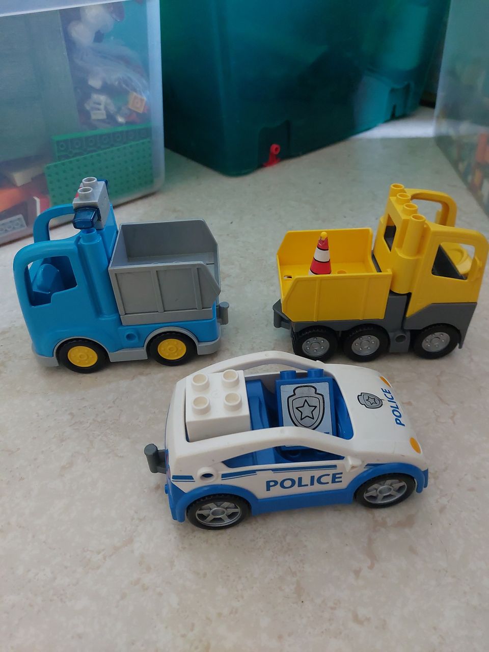 Lego kuorma-autot, poliisiauto