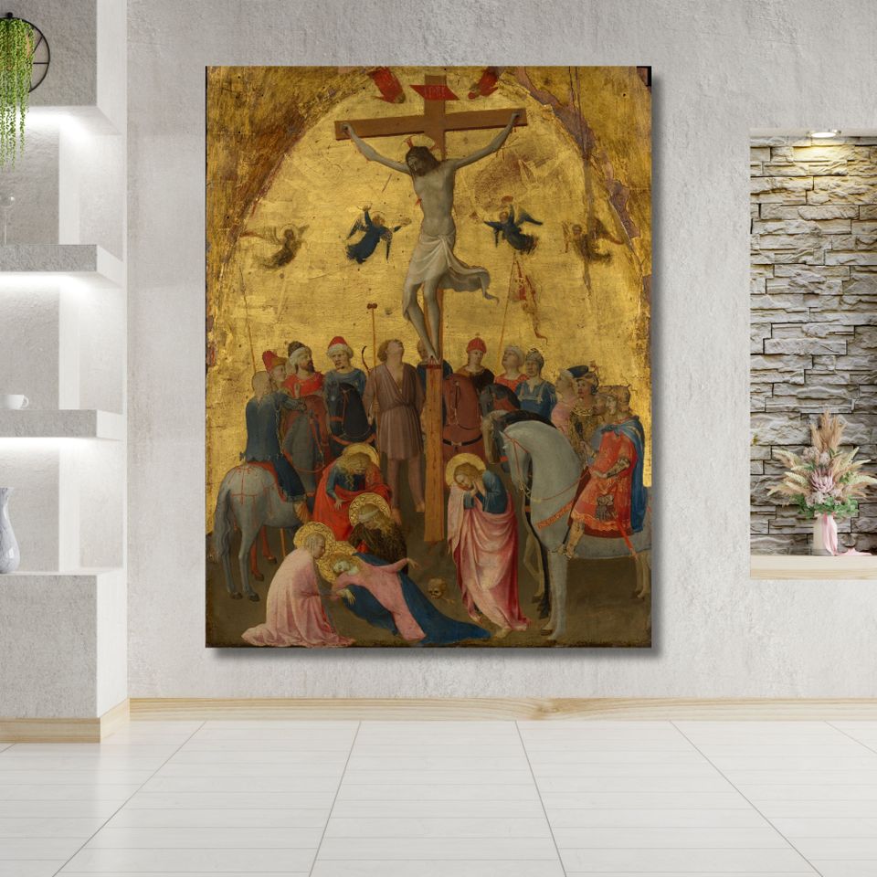 Uusi "Crucifixion Jesus" Canvas Taulu