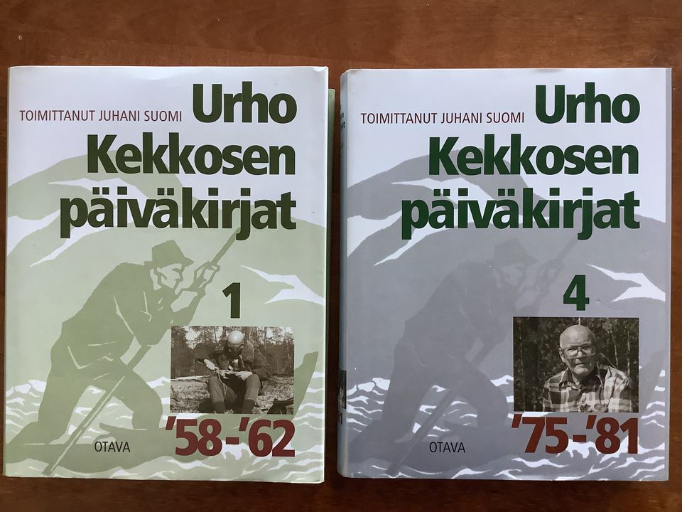 Urho Kekkosen päiväkirjat osat 1 ja 4