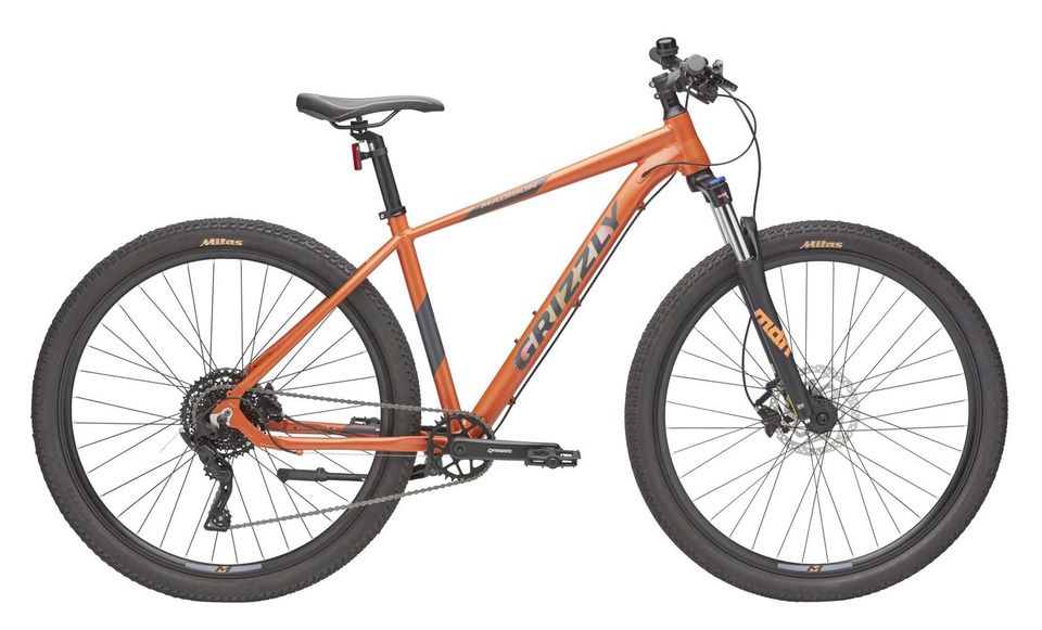 Madison 29' grizzly disc 1x8 alu oranssi. 17