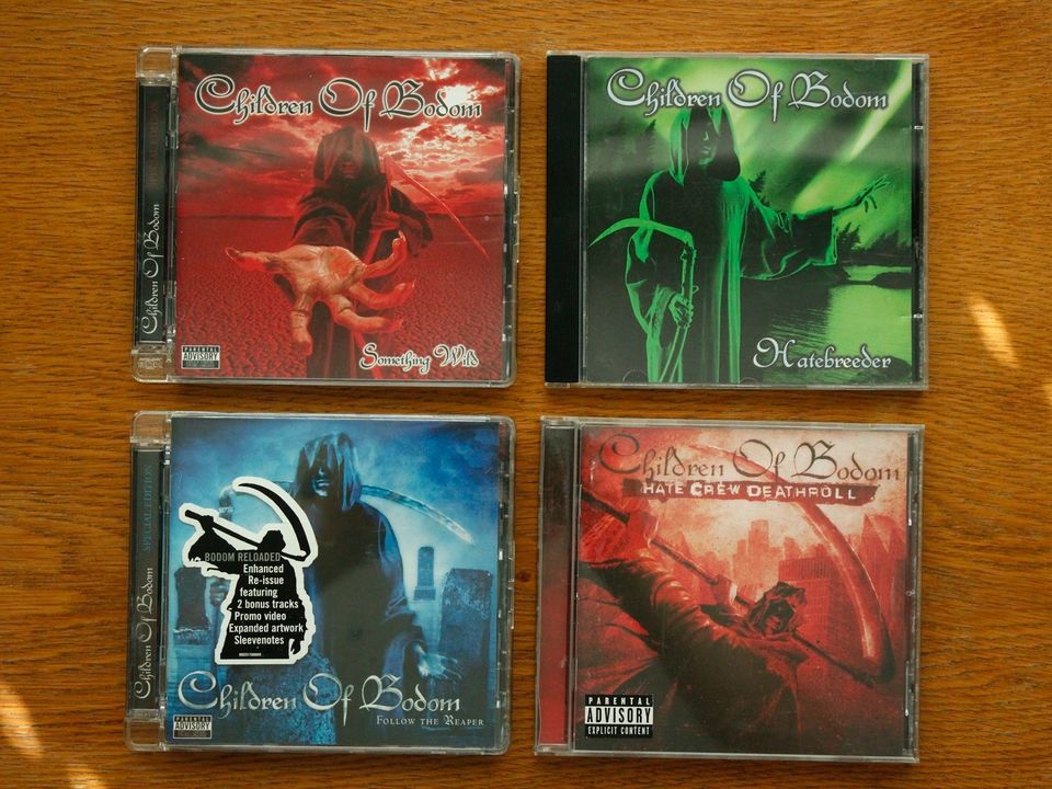 Children of Bodom neljä ekaa CD-albumia KLASSIKOT