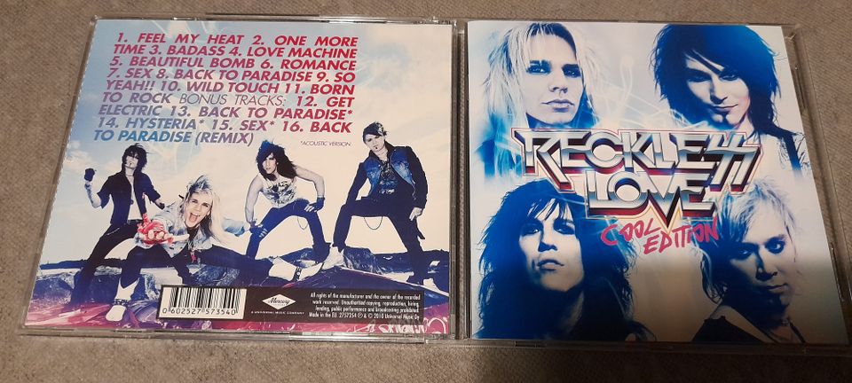 RECKLESS LOVE cd cool edition