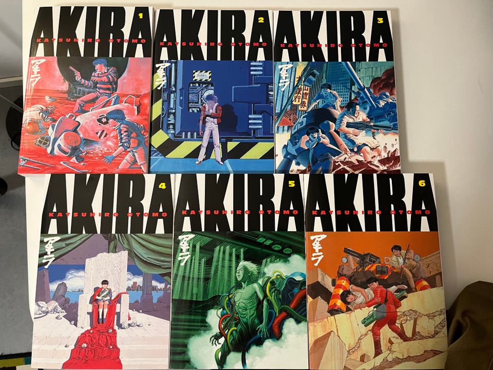 Akira Manga Volume 1-6