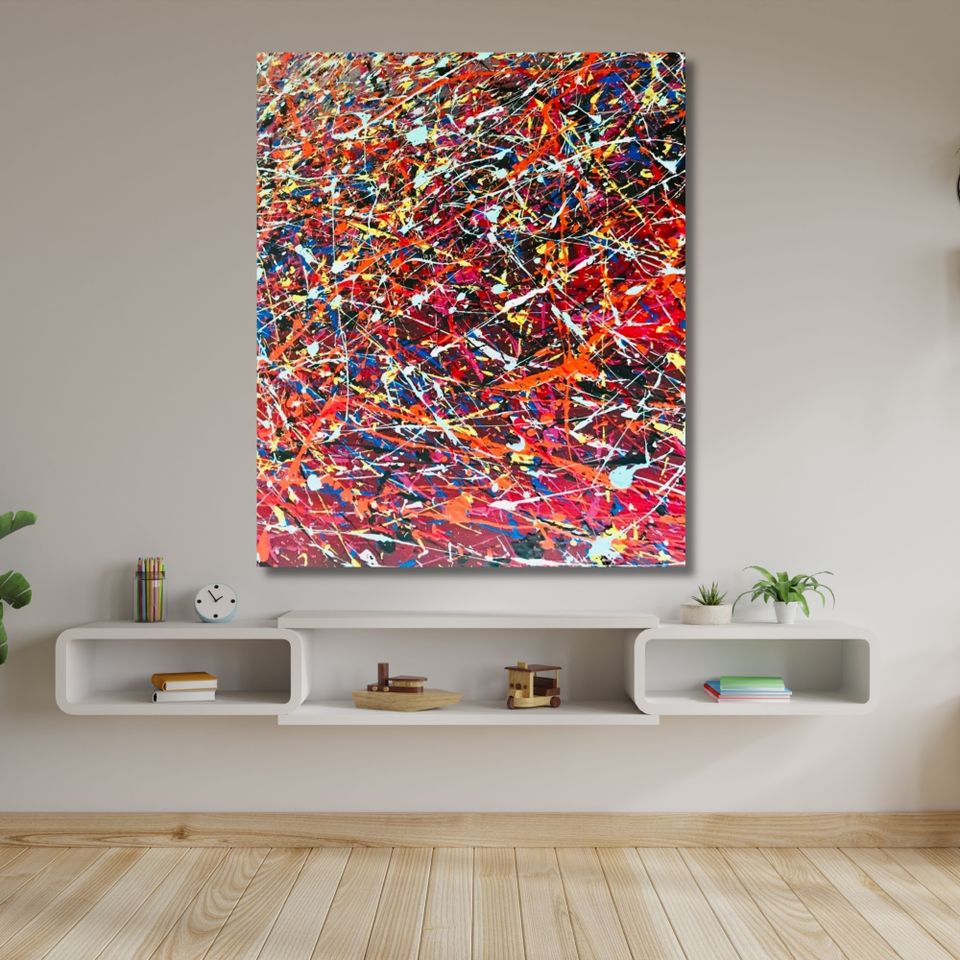 Uusi "Abstract Wall Art" Canvas Taulu