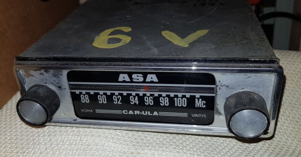 Asa 6voltin autoradio