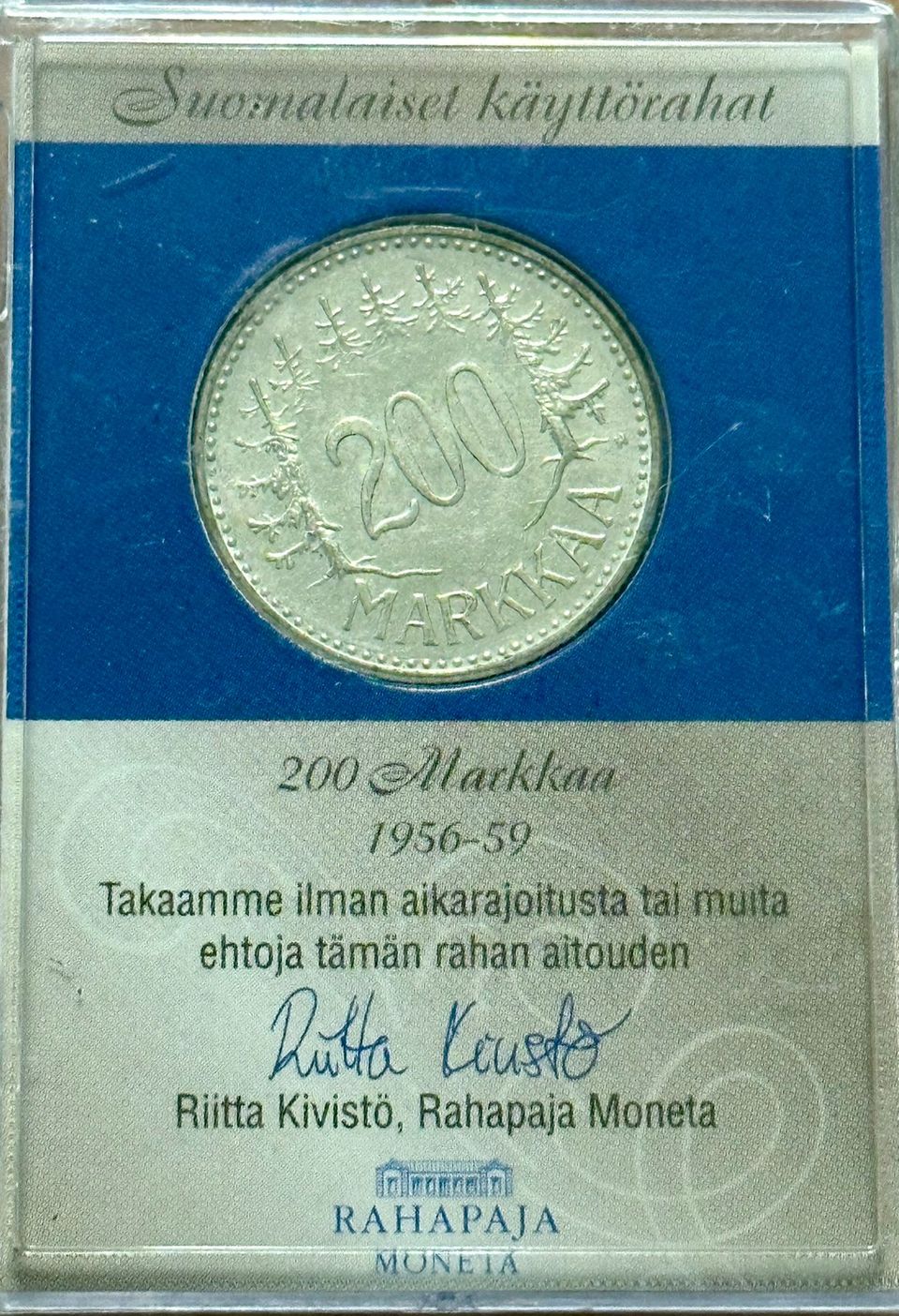 200 markkaa 1957