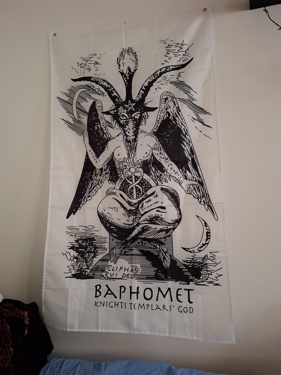 Suuri Baphomet seinälippu