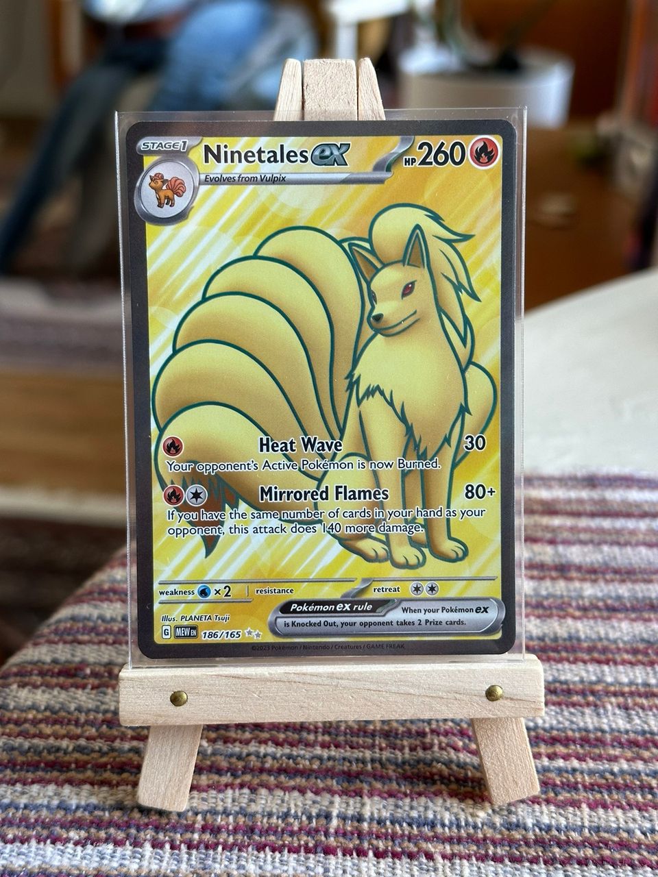 Ninetales ex 186/165 - Mint