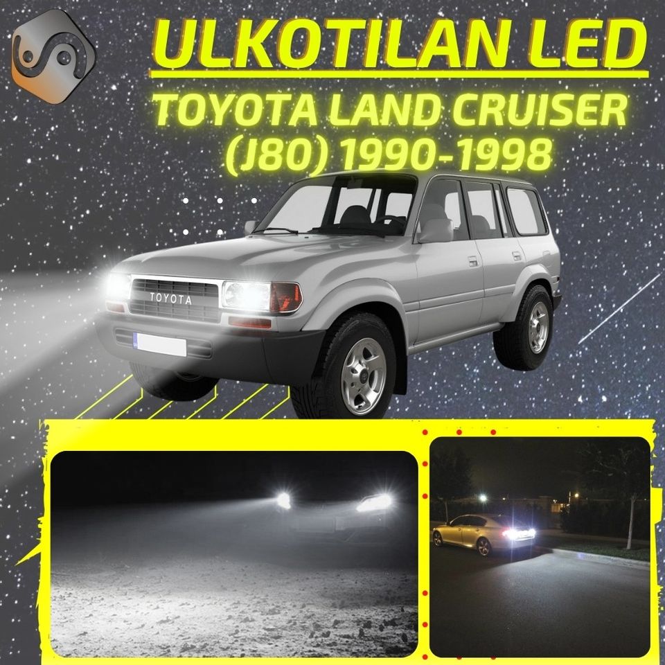 TOYOTA LAND CRUISER (J80) 1990-1998 Kirkkaat Ulkoiset LED Valot;Ajovalot ja Muut