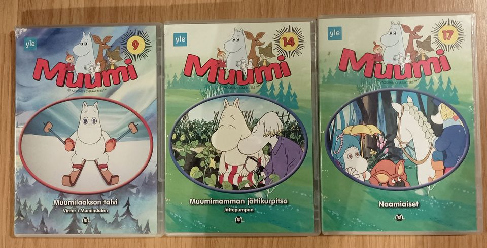 Muumi DVD:t vanhoilla äänillä