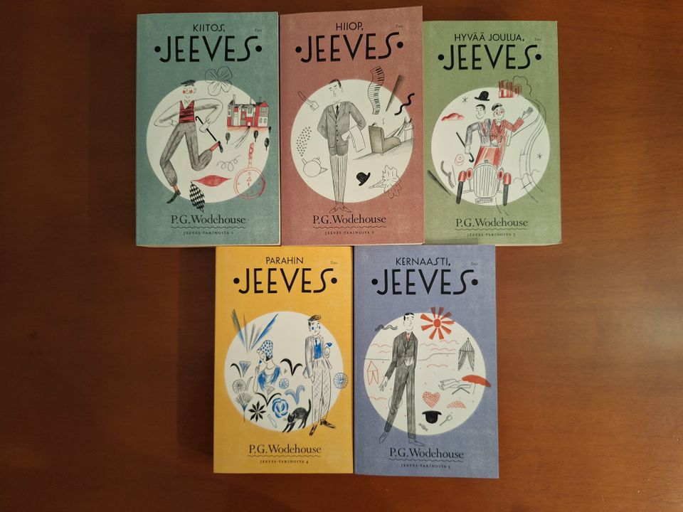 P. G. Wodehouse: Jeeves-tarinoita 1-5 -kirjat