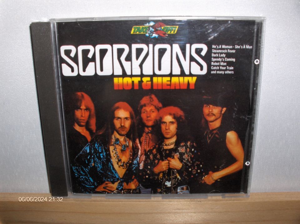 Scorpions hot & heavy cd RCA 1971-78