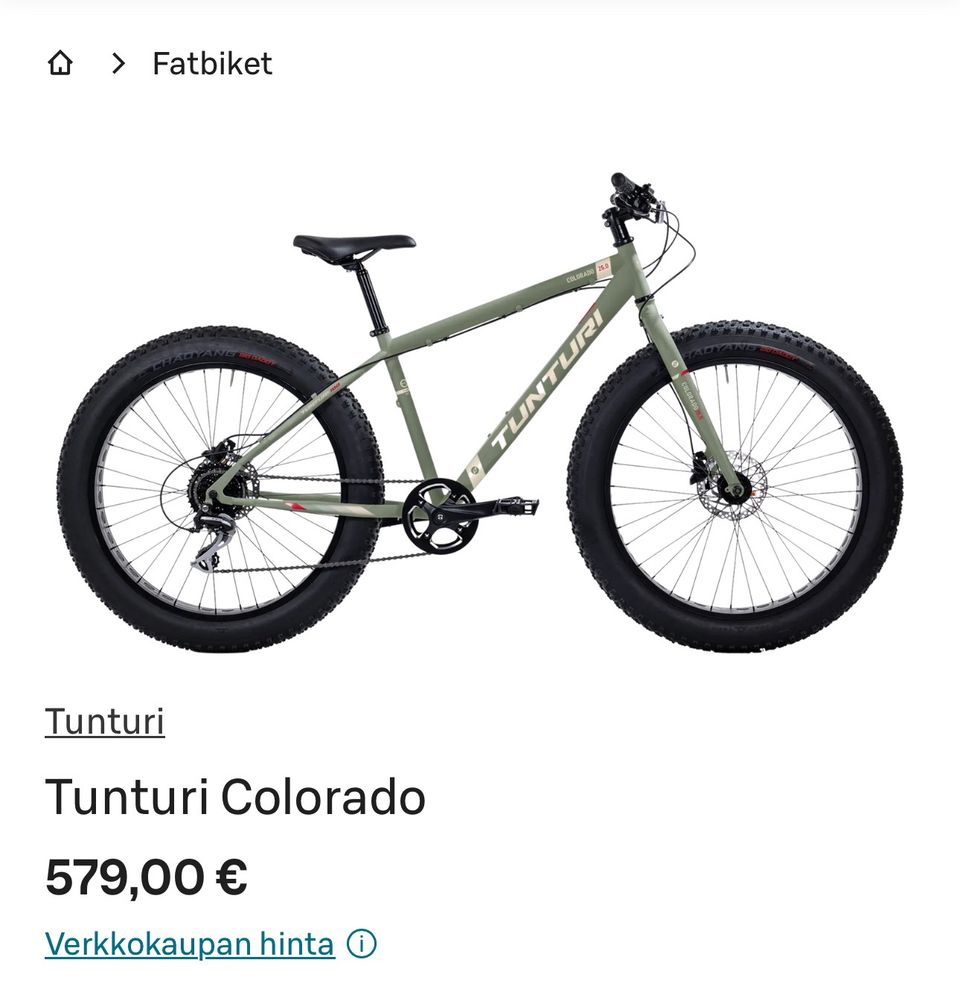 Tunturi fatbike