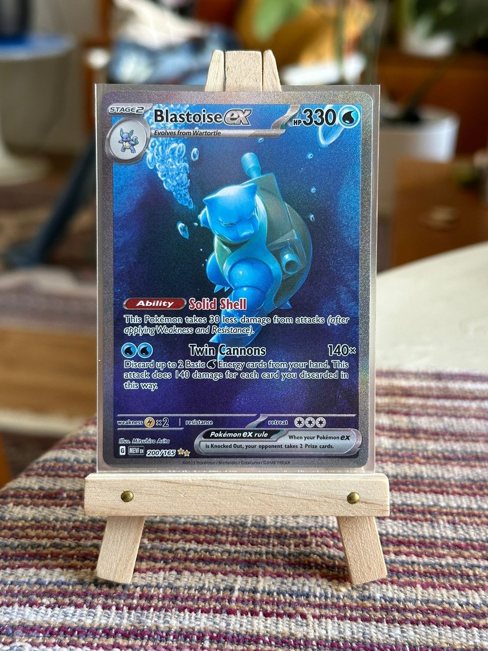 Blastoise ex 200/165 - Mint