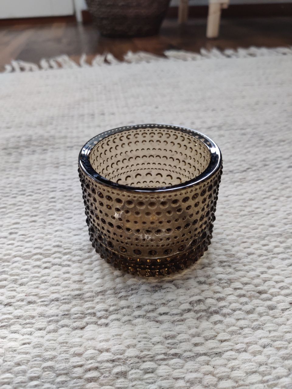 Iittala Kastehelmi tuikkukippo, sävy aavikko