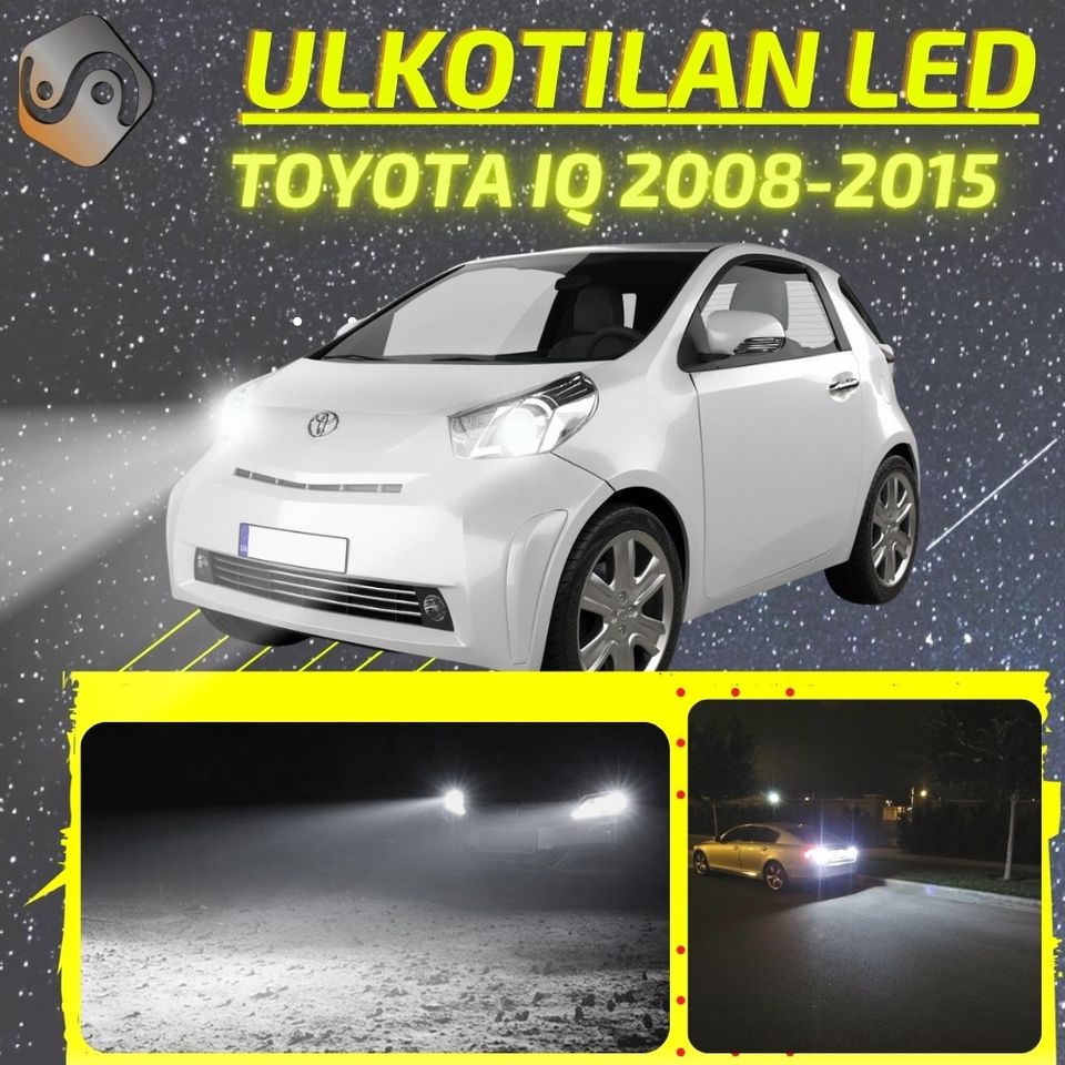 TOYOTA iQ 2008-2015 Kirkkaat Ulkoiset LED Valot ; Ajovalot ja Muut