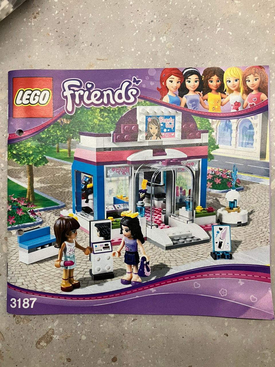 3187 Lego friends kampaamo