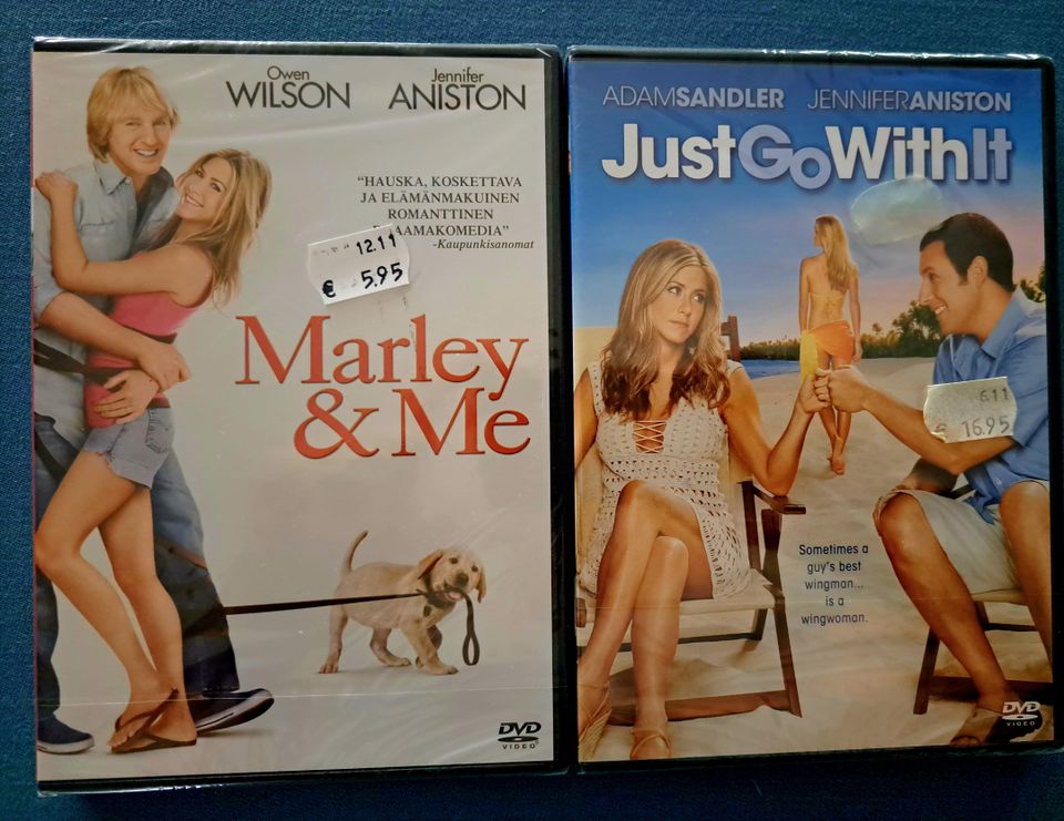 Marley & Me ja Just Go With it DVD