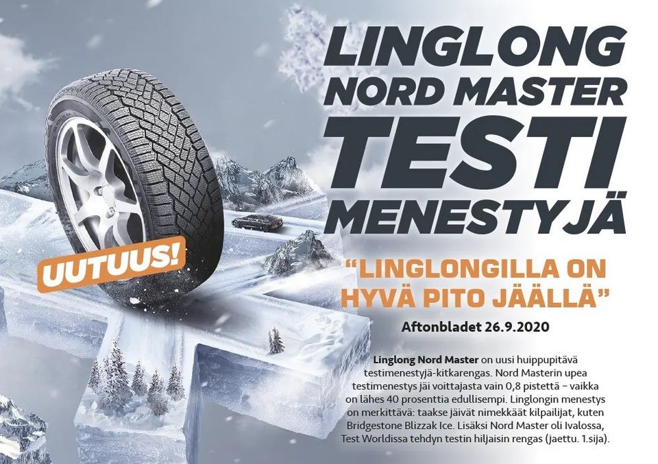 LingLong Nord Master 195/65r15 kitkarenkaat