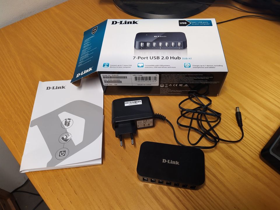 D-link DUB-H7 USB-hubi