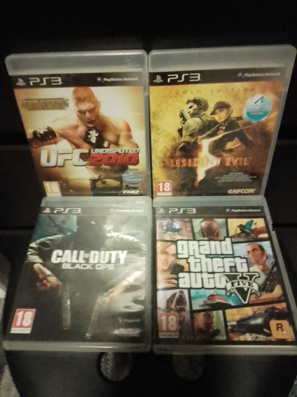 PS3-pelejä 4 kpl