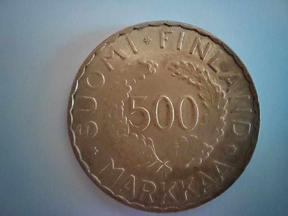 500 markkaa kolikko Olympia 1952 Helsinki