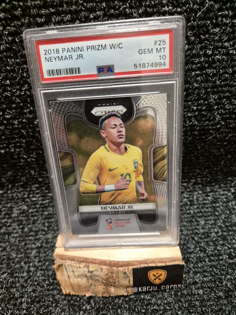 Jalkapallokortteja/futiskortti Neymar PSA10