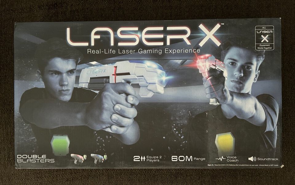 Laser X, Double Blasters -laserpyssypeli + Gaming Tower